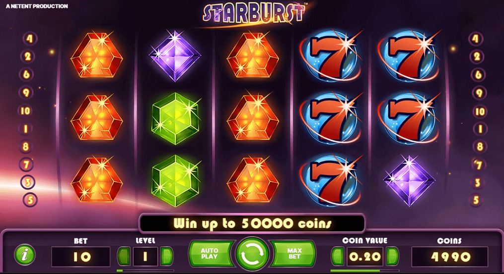 Máy Đánh Bài Starburst Tại E2BET