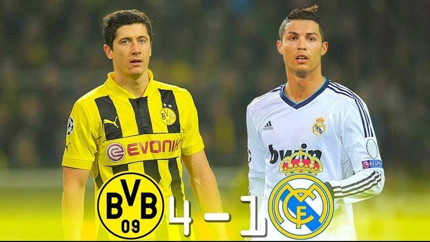 Borussia Dortmund vs Real Madrid 4-1